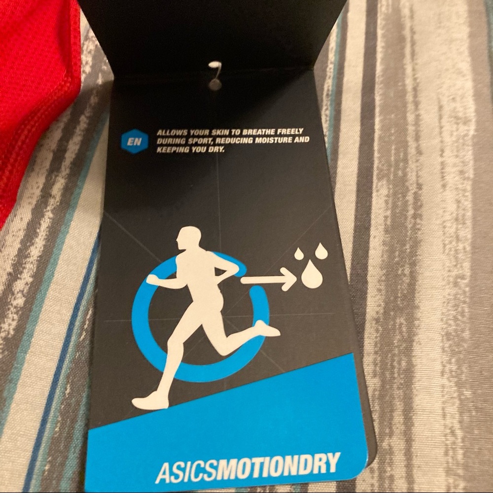 ASICS Gym Workout Fitness Mesh Jersey Tank Top - Picture 5 of 8